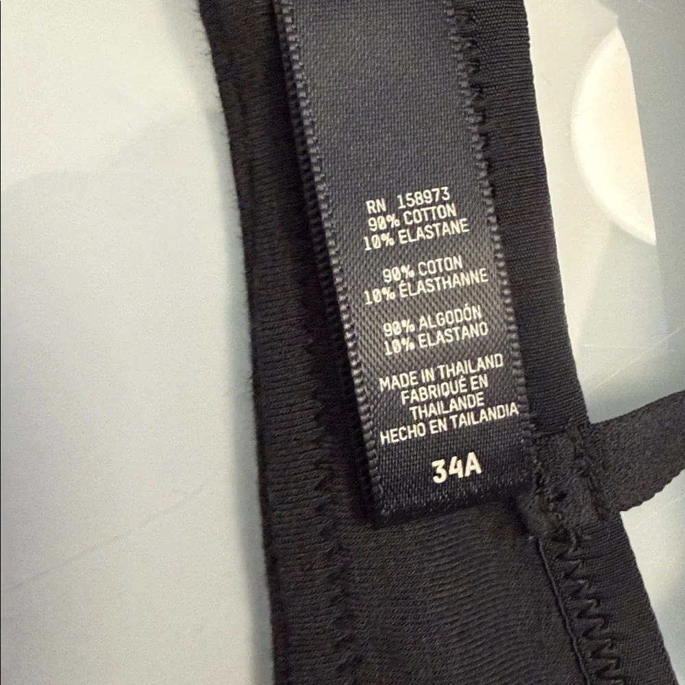 NWT SKIMS Cotton Logo Unlined Demi Bra - Picture 4 of 5